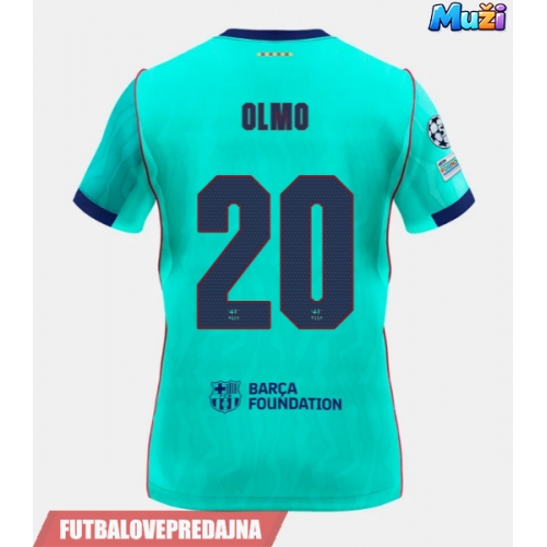Lacne Muži Futbalové dres Barcelona Dani Olmo #20 2026-27 Krátky Rukáv - Tretina